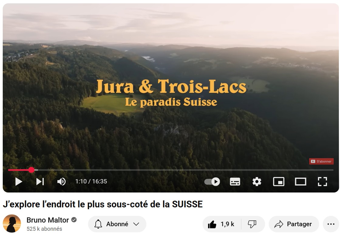 Jura & Trois-Lacs à travers le regard de Bruno Maltor